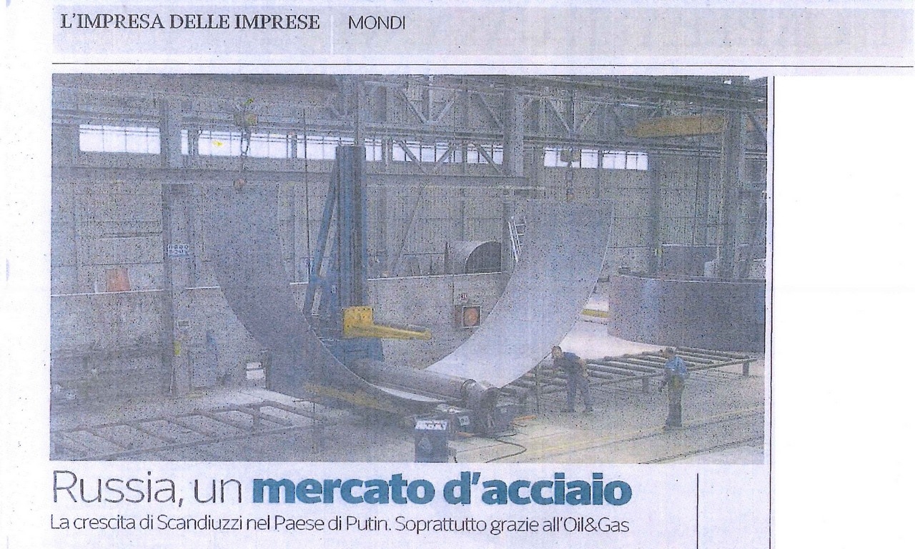 CORRIERE IMPRESE - RUSSIA, THE STEEL MARKET